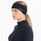 LeMieux Ear Warmer Headband - Indigo, side view | Malvern Saddlery