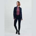 LeMieux Women's Maddie Hybrid Jacket - Navy, full length | Malvern Saddlery