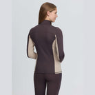 LeMieux Women's Matilda Mid Layer - Cocoa, back view | Malvern Saddlery