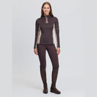 LeMieux Women's Matilda Mid Layer - Cocoa, full length | Malvern Saddlery