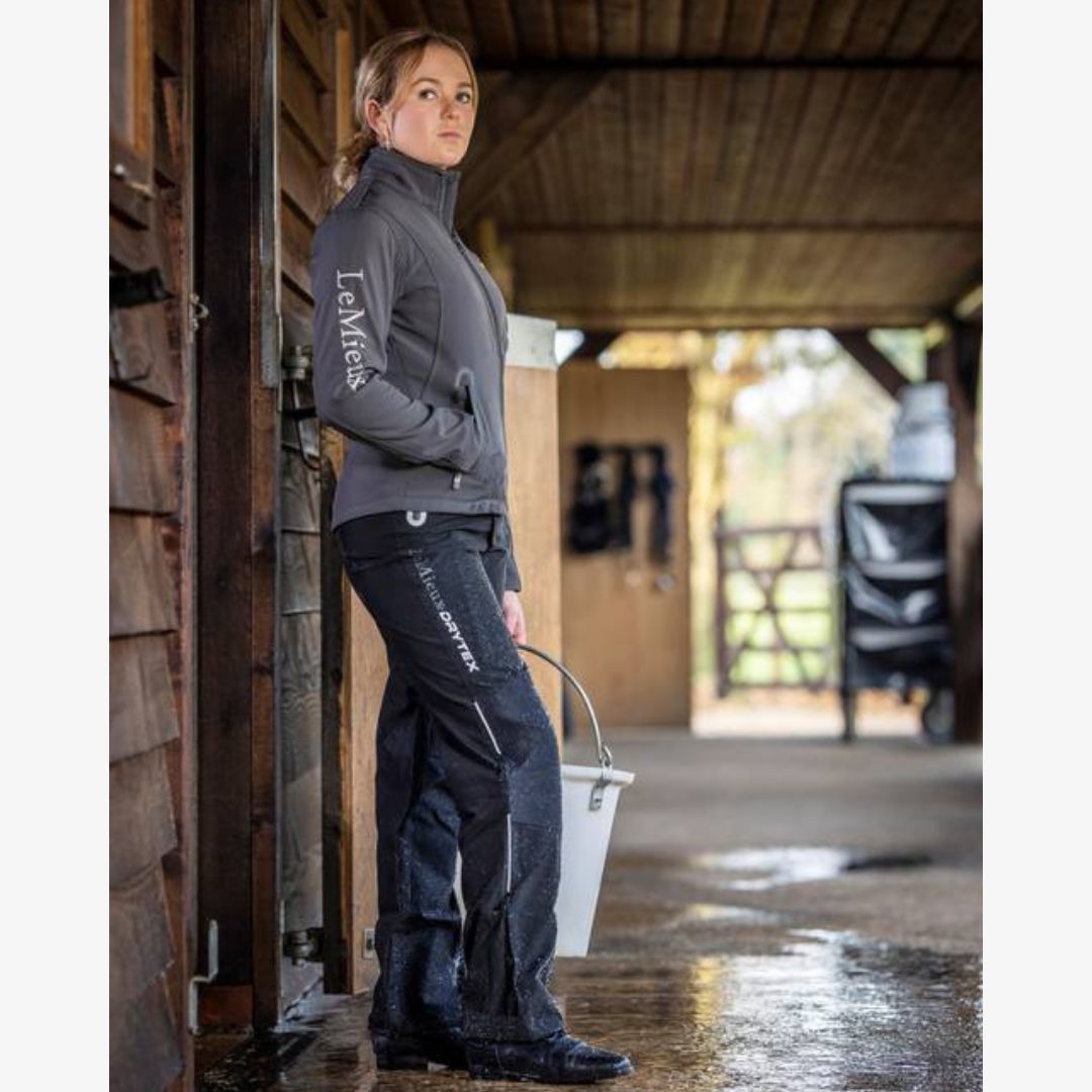 LeMieux Drytex Stormwear Waterproof Over Pants - unisex - black | Malvern Saddlery