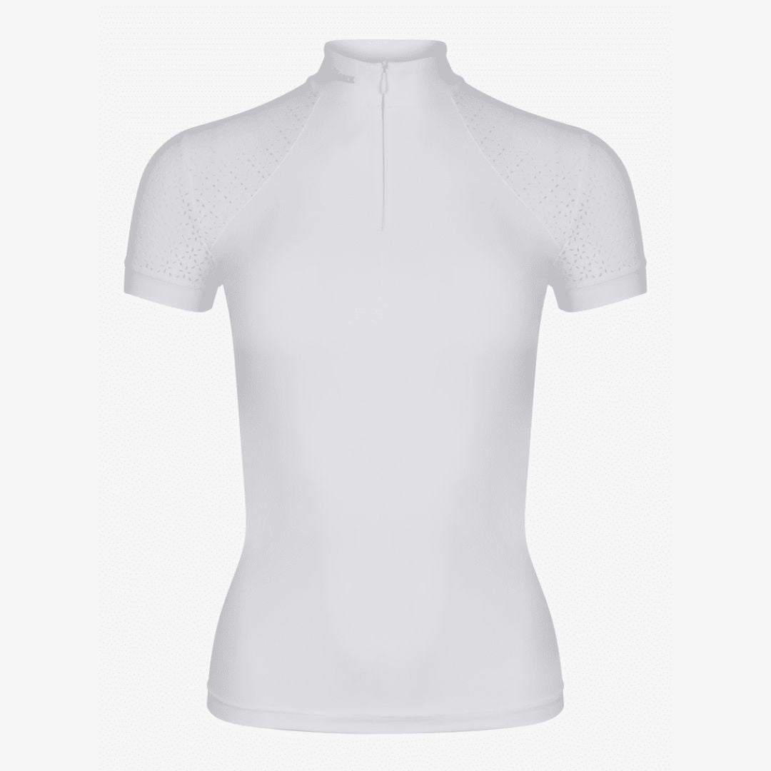 LeMieux Olivia Short Sleeve Show Shirt - White | Malvern Saddlery