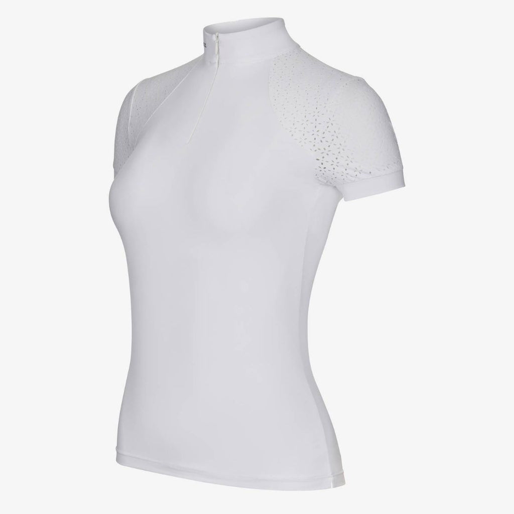 LeMieux Olivia Short Sleeve Show Shirt - White | Malvern Saddlery