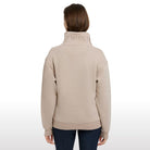 LeMieux Keira Quarter Neck Sweatshirt - Almond, back view | Malvern Saddlery