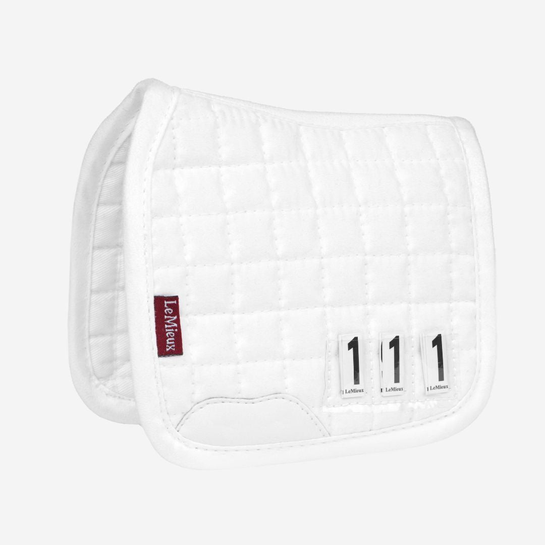 LeMieux Toy Pony Dressage Square - White | Malvern Saddlery