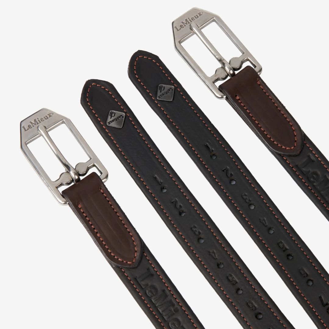 LeMieux Vector Stirrup Leathers - Brown | Malvern Saddlery