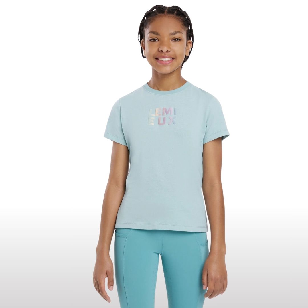 LeMieux Young Rider Arianna T-Shirt - Aqua | Malvern Saddlery