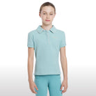 LeMieux Young Rider Short Sleeve Polo Shirt - Aqua | Malvern Saddlery