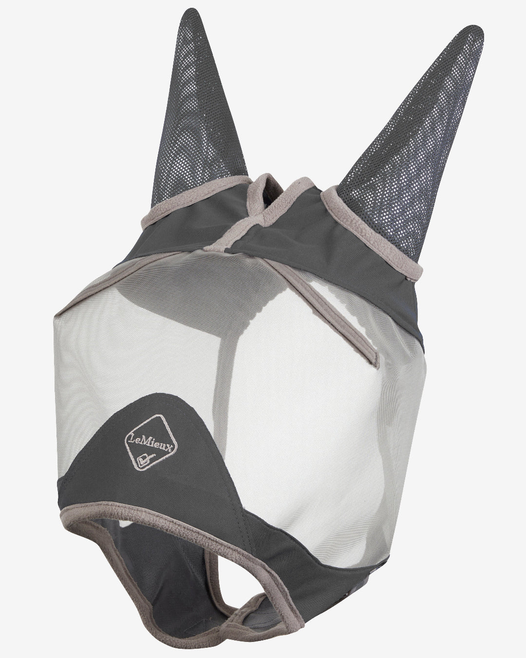 LeMieux Armourshield Pro Half Fly Mask - Gray | Equestrian Fly Protection | Malvern Saddlery