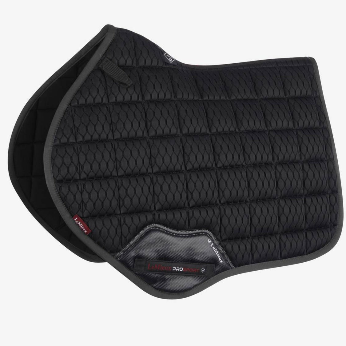 LeMieux Carbon Mesh Close Contact Saddle Pad - Black | Malvern Saddlery