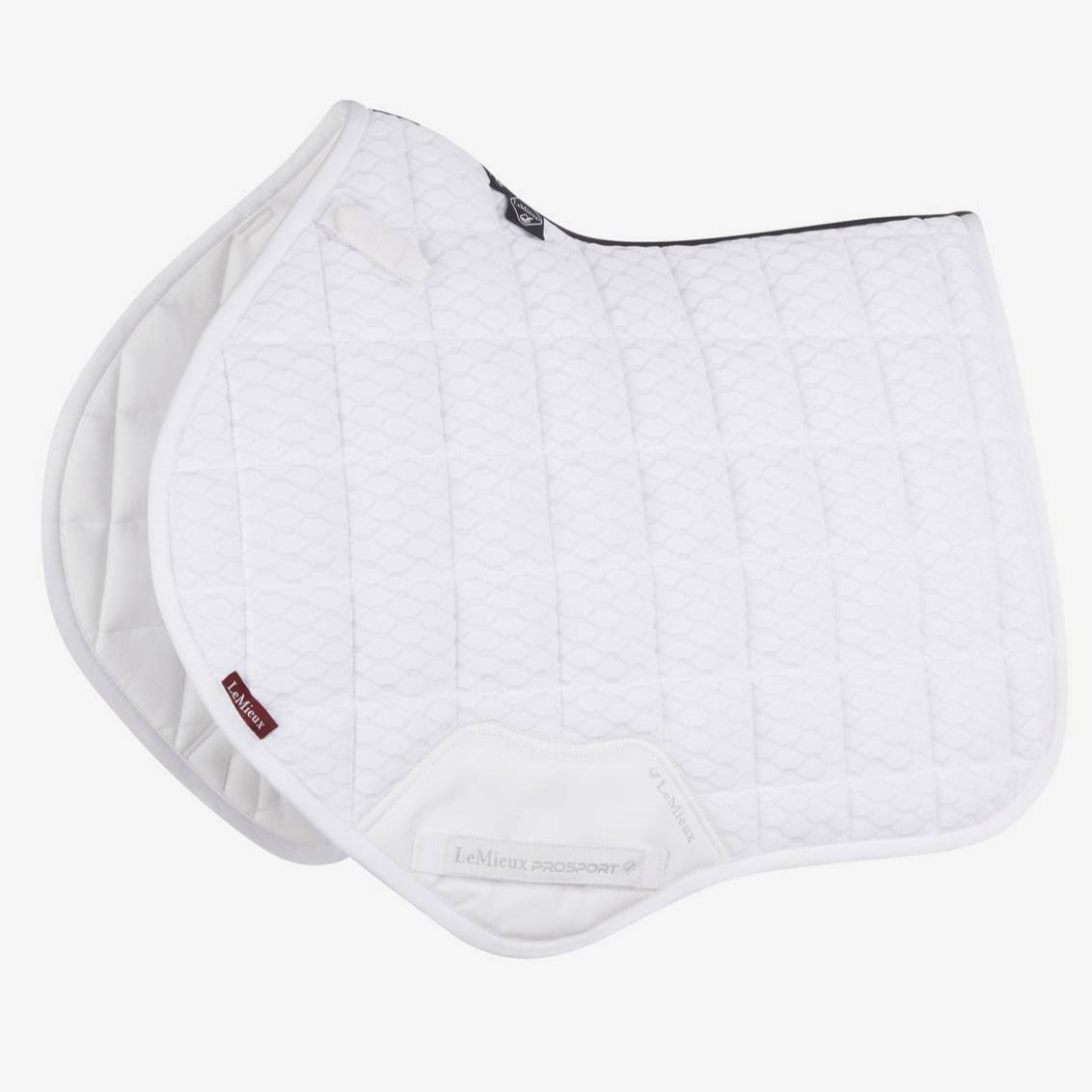 LeMieux Carbon Mesh Close Contact Saddle Pad - White | Malvern Saddlery