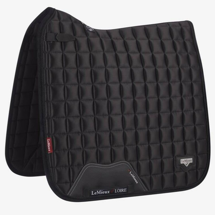 LeMieux Loire Classic Dressage Square Saddle Pad - Black | Malvern Saddlery