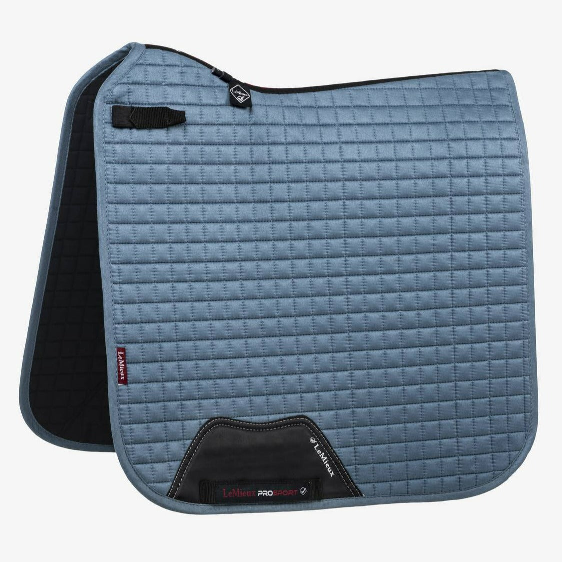 LeMieux Suede Dressage Saddle Pad - Ice | Malvern Saddlery