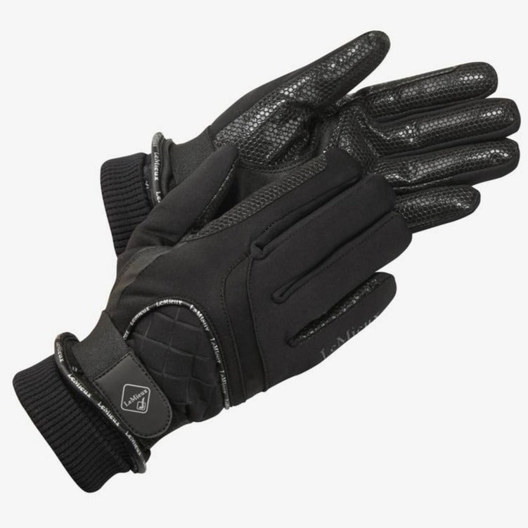 LeMieux Waterproof Lite Glove - Black | Malvern Saddlery