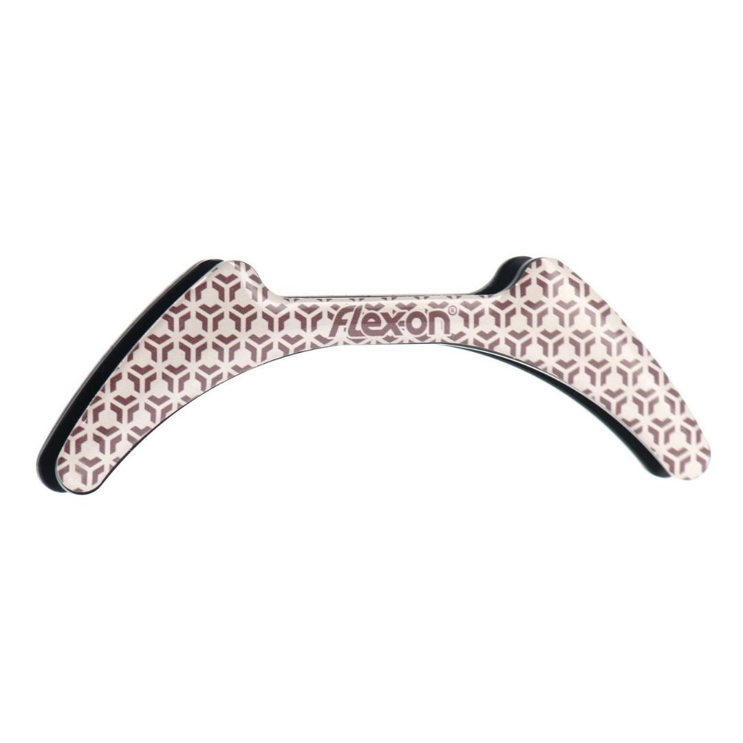 Flex-On Magnetic Sticker for Composite Stirrups - Trexon Pattern in Brown | Malvern Saddlery