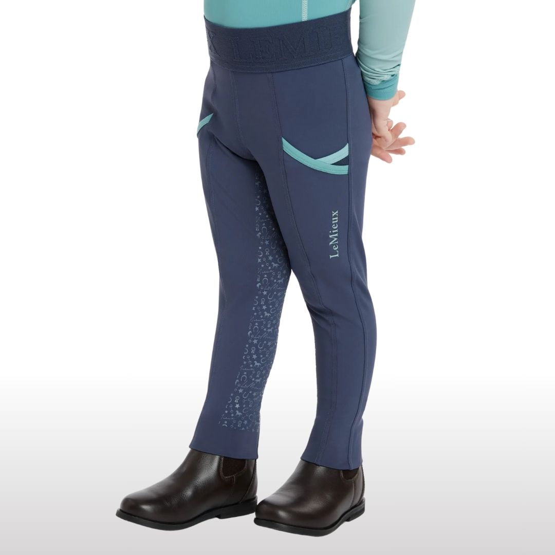 LeMieux Mini Pull On Breech - Dusk Blue | Children's Equestrian Apparel | Malvern Saddlery