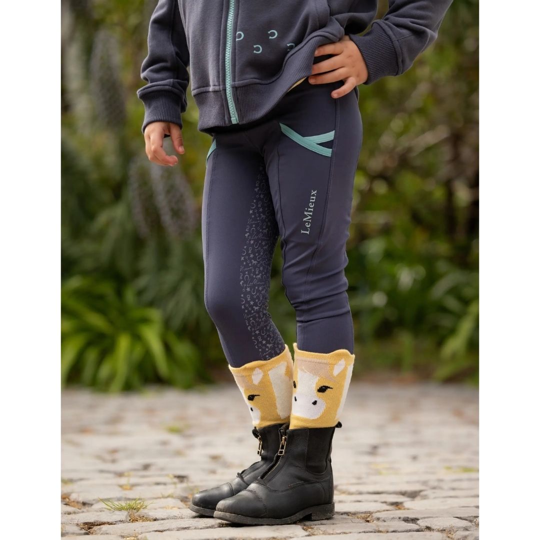 LeMieux Mini Pull On Breech - Dusk Blue | Children's Equestrian Apparel | Malvern Saddlery