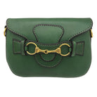 Rebecca Ray Blair Mini Crossbody Bag - Zucchini Green - shown as clutch | Malvern Saddlery