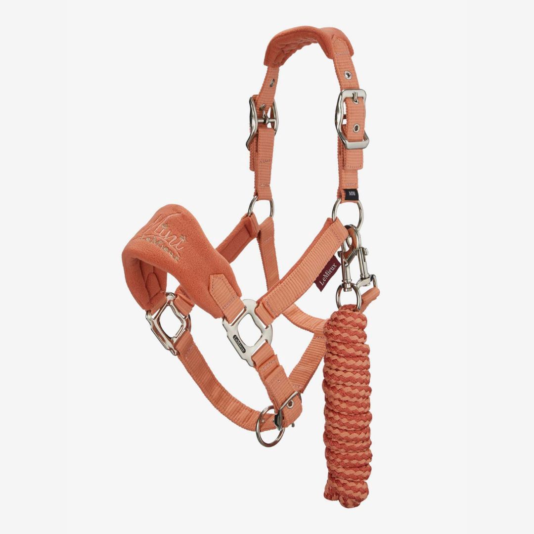 LeMieux Mini Vogue Headcollar & Lead Rope - Apricot | Malvern Saddlery