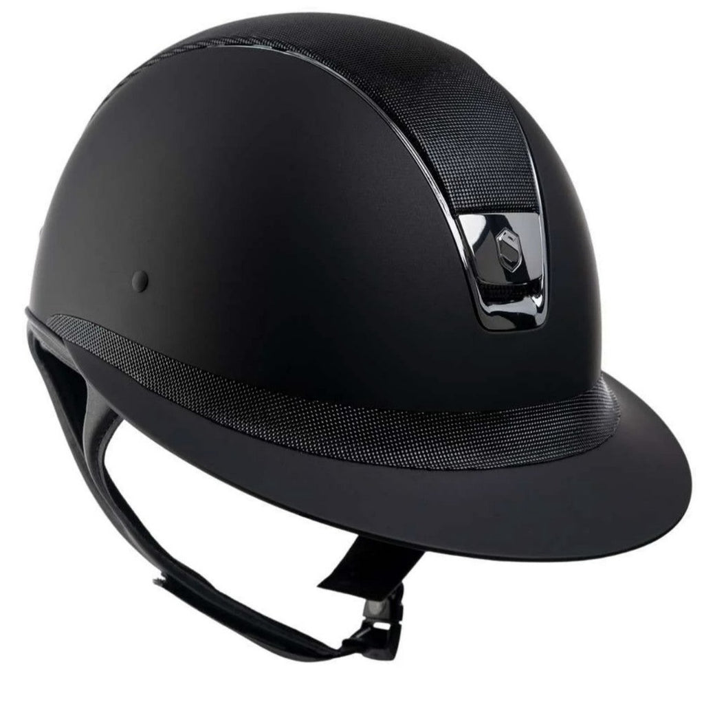 Samshield Miss Shield Shimmer Top Helmet - Black | Malvern Saddlery