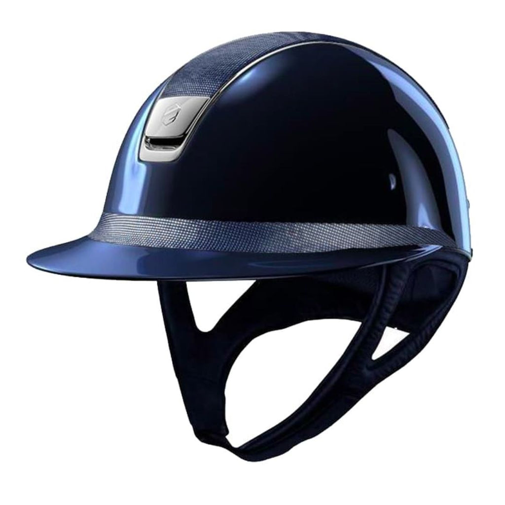 Samshield Miss Shield Navy Gloss Shimmer Helmet | Malvern Saddlery