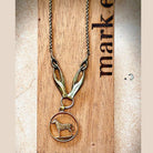 Mark Edge Horse Silhouette Irish Coin Necklace | Malvern Saddlery