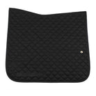 Ogilvy Baby Saddle Pad - Dressage Style, Black with Girth Loops | Malvern Saddlery