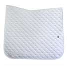 Ogilvy Baby Saddle Pad - Dressage Style, White with Girth Loops | Malvern Saddlery