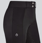 Cavalleria Toscana  Perforated Insert Full Grip Breeches - waist close up | Malvern Saddlery
