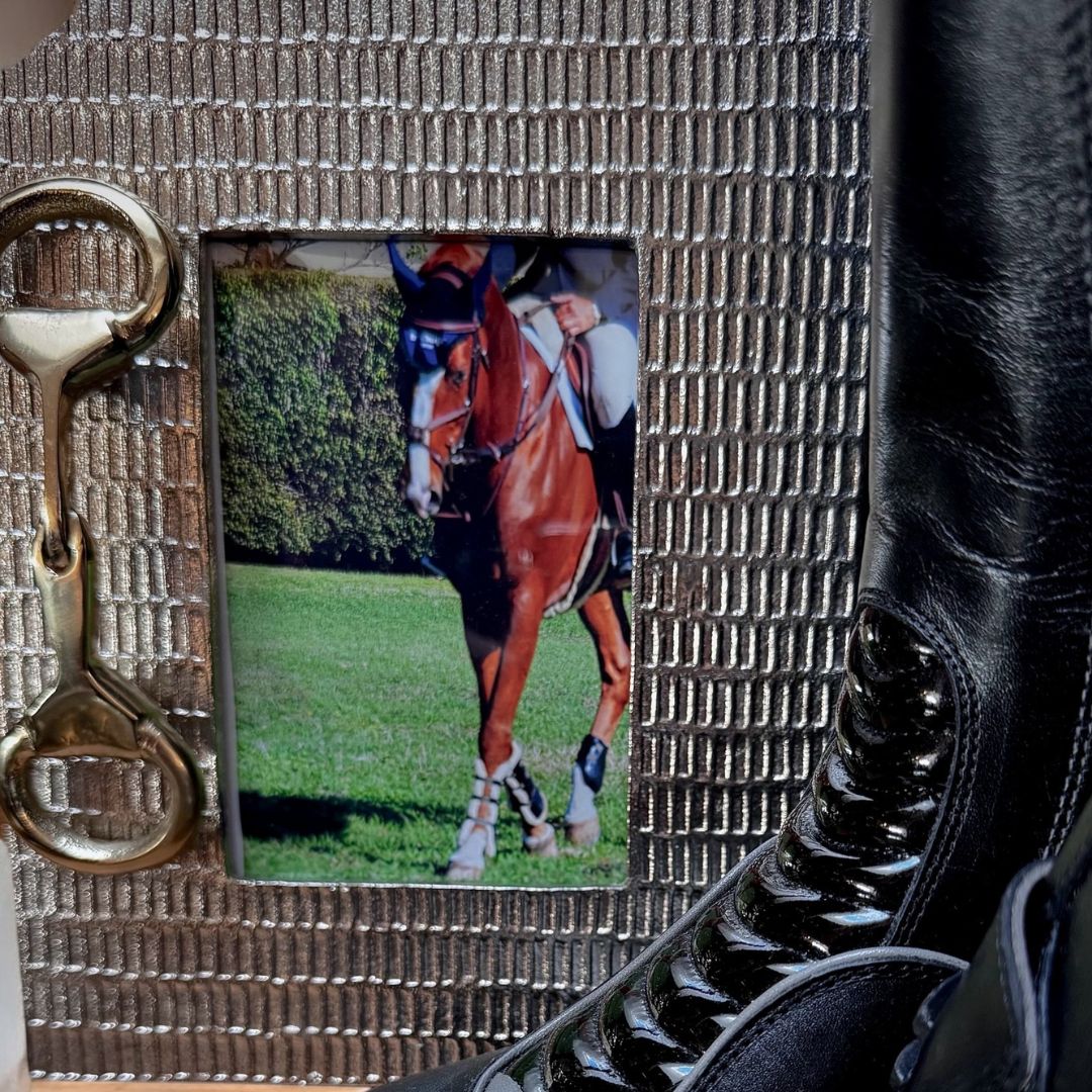 Equestrian Frame with Snaffle Bit Detail | Malvern Saddlery