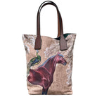 Rebecca Ray Portobello Market Tote - Peacock on Horse image | Malvern