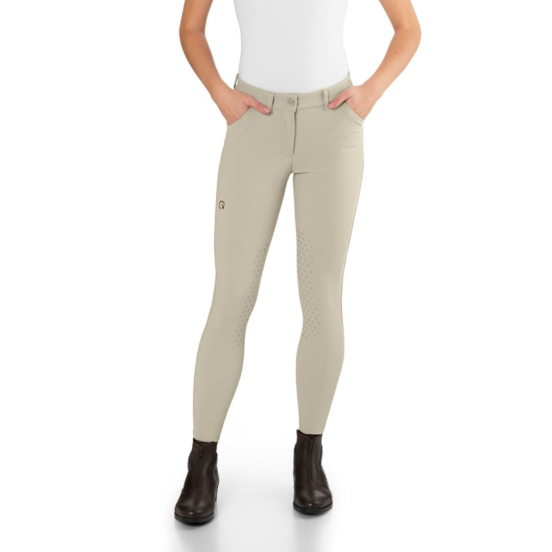 Ego 7 Knee Grip PT Jumper Breech - Beige | Malvern Saddlery