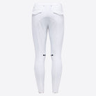 Rider's Gene Men's Full Grip Breeches - White, back view | Malvern Saddlery