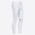 Rider's Gene Men's Full Grip Breeches - White, front view | Malvern Saddlery