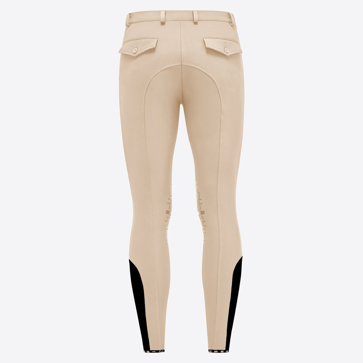 Rider's Gene Men's Knee Grip Breeches - Beige, back view | Malvern Saddlery