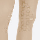Rider's Gene Men's Knee Grip Breeches - Beige, knee grip close-up | Malvern Saddlery