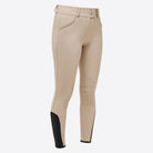 Rider's Gene Women's High Waist Knee Grip Breeches - Beige, front view | Malvern Saddlery