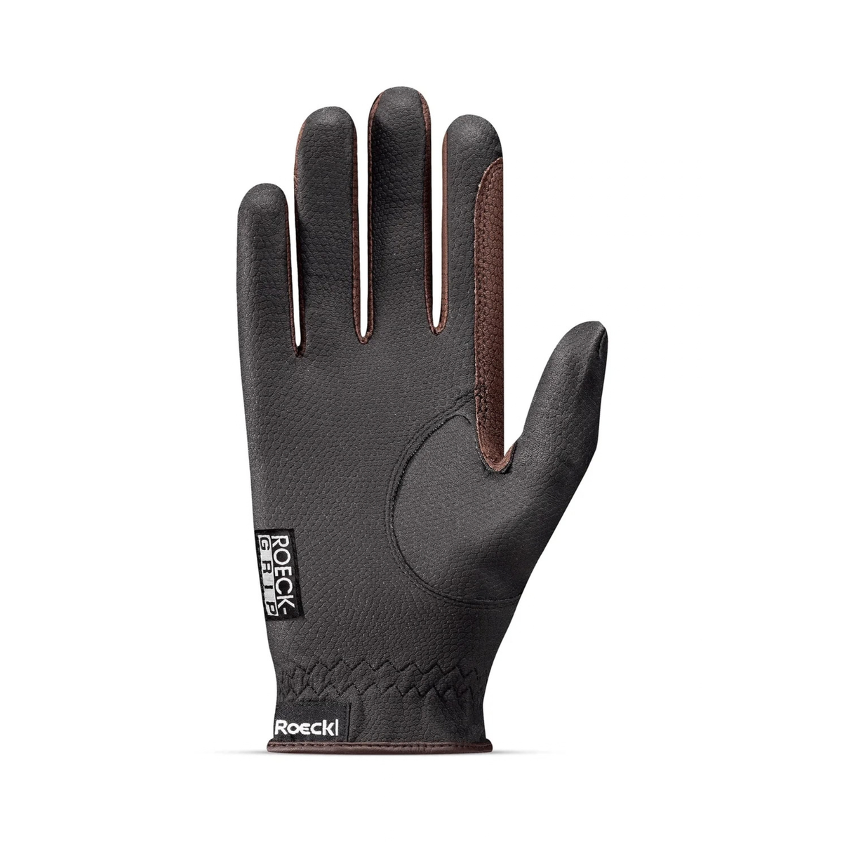 Roeckl Malta Riding Gloves in Black and Mocha