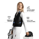 Safefit Airbag Vest - Black | Malvern Saddlery