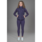 Schockemöhle Marleen Style Women's Padded Vest in Dark Purple full length view