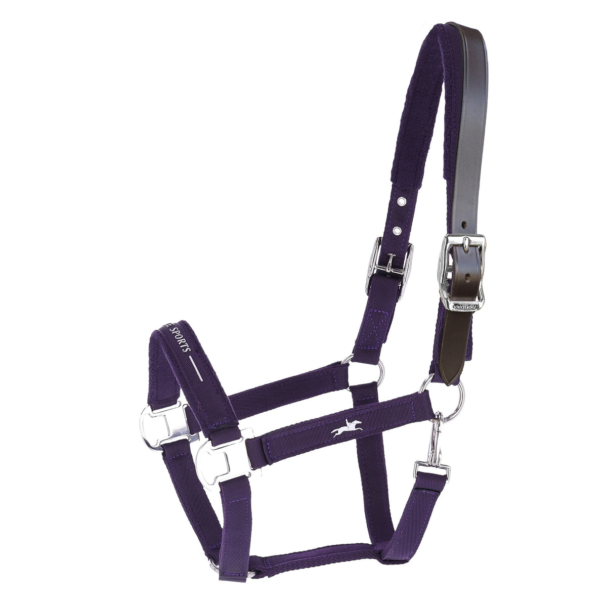 Schockemöhle Memphis Style III Breakaway Halter in Dark Purple