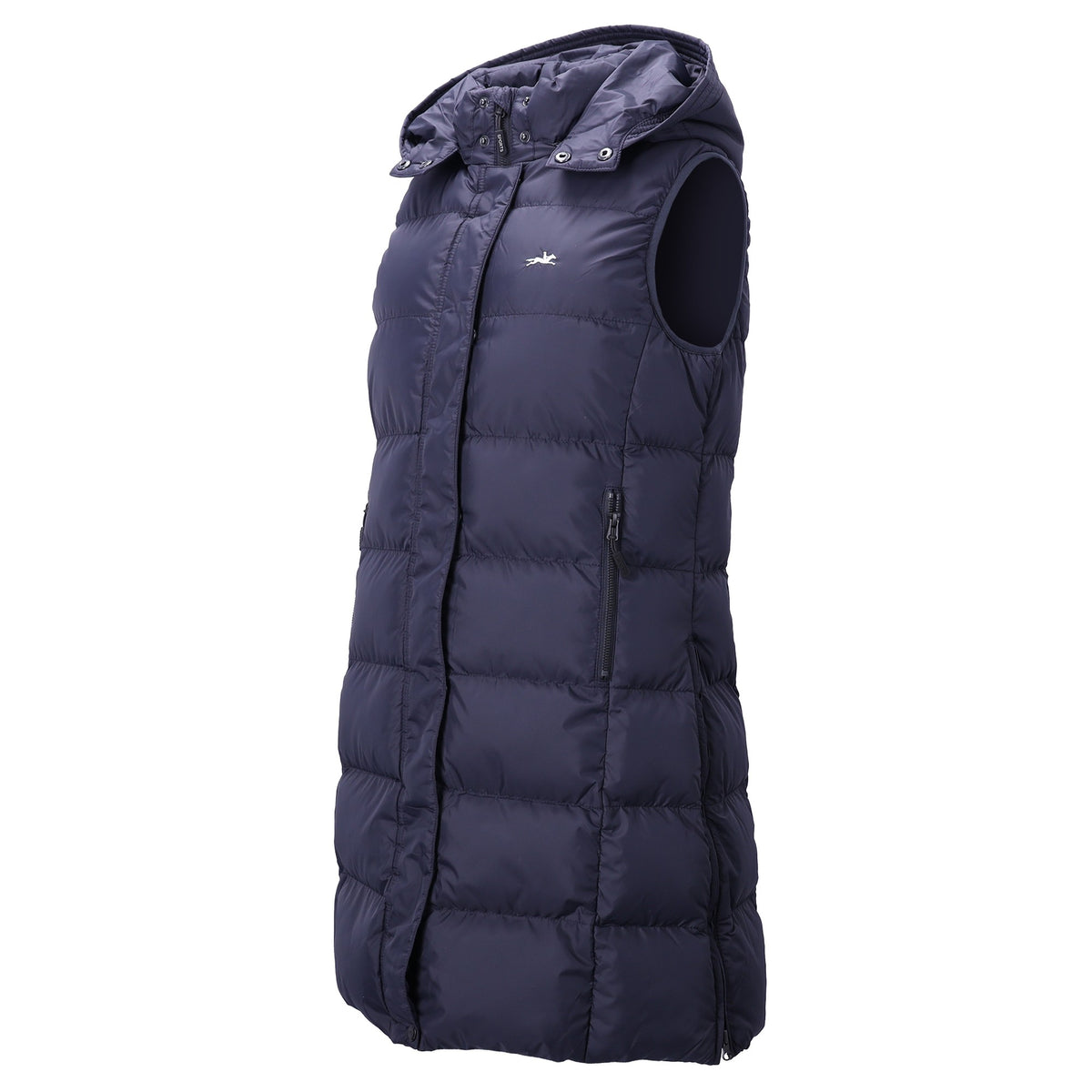 Schockemöhle Tilly Style Women's Long Vest in Dark Navy front view