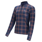 Schockemöhle Xandra Style Women's Training Shirt in Navy Checker front view