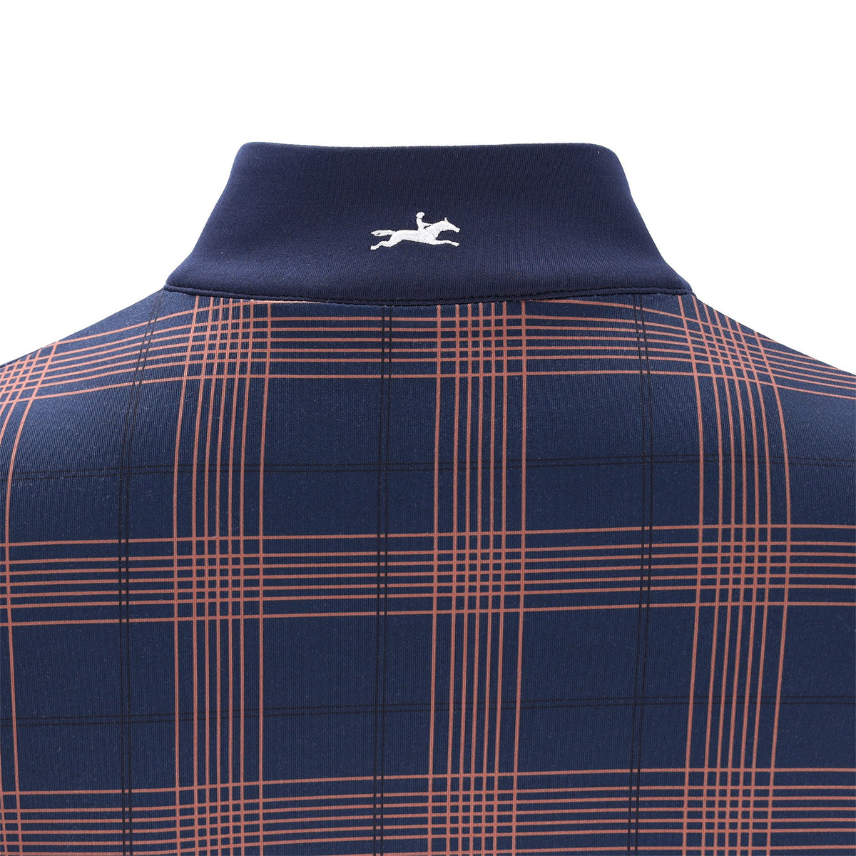 Schockemöhle Xandra Style Women's Training Shirt in Navy Checker back view
