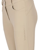 Schockemöhle Darleen Classic Knee Grip Breech - left thigh detail, shows logo | Malvern Saddlery
