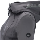 Schockemöhle Sports SP Sinja style Jacket - Dusty Chocolate Gray; side detail | Malvern Saddlery