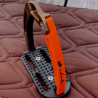 Equipe Safety Stirrup - Orange / Bronze | Malvern Saddlery