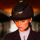 KASK Star Lady Shine Chrome  - Black | Malvern Saddlery