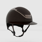 Kask Equestrian Star Lady Pure Shine Helmet - Espresso Brown | Malvern Saddlery