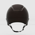 Kask Equestrian Star Lady Pure Shine Helmet - Espresso Brown, back view | Malvern Saddlery